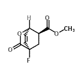 CAS 登录号：847823-48-7， 甲基(1R,4S,6S)-4-氟-3-氧代-2-氧杂双环[2.2.2]辛-7-烯-6-羧酸酯