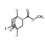 CAS 登录号：847823-64-7， 甲基(1R,4R,6R)-8-氟-3-氧代-2-氧杂双环[2.2.2]辛-7-烯-6-羧酸酯