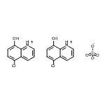 CAS 登录号：84803-49-6， 二(5-氯-8-羟基喹啉鎓)硫酸盐