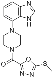 CAS#: 84806-81-5， 1-(1H-Benzimidazol-4-Yl)-4-((5-(Methylthio)-1,3,4-Oxadiazol-2-Yl)Carbonyl)-Piperazine