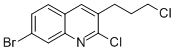 CAS 登录号：848170-47-8， 2-氯-3-(3-氯丙基)-7-溴喹啉
