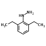 CAS 登录号：84828-07-9， (2,6-二乙基苯基)肼