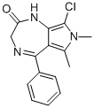 CAS#: 84829-74-3， 3,7-Dihydro-8-Chloro-6,7-Dimethyl-5-Phenyl-Pyrrolo[3,4-e]-1,4-Diazepin-2(1H)-One