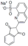 CAS 登录号：84864-69-7， 2-(2,3-二氢-1,3-二氧代-1H-茚-2-基)喹啉-8-磺酸钠
