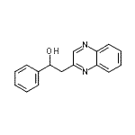 结构式 CAS# 849021-27-8, 1-苯基-2-(2-喹喔啉基)乙醇