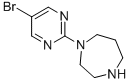 结构式 CAS# 849021-44-9, 1-(5-溴嘧啶-2-基)[1,4]二氮杂环庚烷