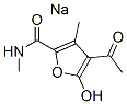 CAS#: 84912-09-4， 4-Acetyl-5-Hydroxy-N,3-Dimethyl-2-Furancarboxamide Sodium Salt (1:1)