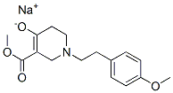 CAS 登录号：84946-11-2， 1,2,5,6-四氢-1-[2-(4-甲氧基苯基)乙基]-4-氧代烟酸甲酯钠