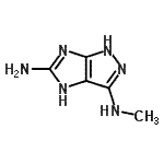 CAS 登录号：849479-15-8， N<sup>3</sup>-甲基-1,4-二氢咪唑并[4,5-c]吡唑-3,5-二胺