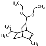 CAS 登录号：84963-24-6， 5-(二乙氧基甲基)-8-异丙基-2-甲基双环[2.2.2]辛-2-烯