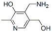 结构式 CAS# 85-87-0, 吡哆胺