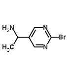 CAS 登录号：850197-59-0， 1-(2-溴-5-嘧啶基)乙胺
