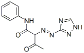CAS 登录号：85030-62-2， 3-氧代-N-苯基-2-(1H-1,2,4-三唑-3-基偶氮)丁酰胺
