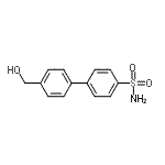 结构式 CAS# 850316-27-7, 4-[4-(羟基甲基)苯基]苯磺酰胺