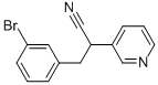 CAS 登录号：850349-66-5， 3-(3-溴-苯基)-2-吡啶-3-基-丙腈
