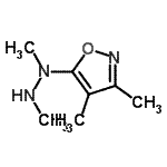 CAS 登录号：85053-79-8， 5-(1,2-二甲基肼基)-3,4-二甲基-1,2-恶唑