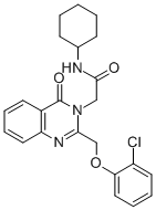 CAS#: 85063-15-6， 2-((2-Chlorophenoxy)Methyl)-N-Cyclohexyl-4 -Oxo-3(4H)-Quinazolineacetamide