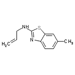 CAS 登录号：85063-66-7， N-烯丙基-6-甲基-1,3-苯并噻唑-2-胺