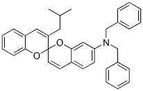 CAS 登录号：85079-76-1， N,N-二苄基-3'-(2-甲基丙基)-2,2'-螺双[2H-1-苯并吡喃]-7-胺