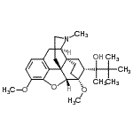 CAS 登录号：85080-82-6， (2R)-2-[(5alpha,6beta,14beta,18R)-3,6-二甲氧基-17-甲基-18,19-二氢-4,5-环氧-6,14-乙烯桥吗喃-18-基]-3,3-二甲基-2-丁醇