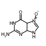 CAS 登录号：851071-22-2， 2-氨基-1,4,5,9-四氢-6H-嘌呤-6-酮7-氧化物