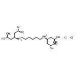CAS#: 85117-90-4， N,N'-Bis(2,6-dihydroxy-4-heptanyl)-1,6-hexanediaminium dichloride