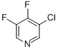 CAS 登录号：851178-98-8， 3-氯-4,5-二氟吡啶