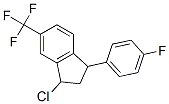 CAS 登录号：85118-26-9， 3-氯-1-(4-氟苯基)-5-(三氟甲基)茚满