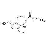 CAS 登录号：85118-31-6， 乙基10-(羟基氨基甲酰)-1,4-二氧杂-7-氮杂螺[4.5]癸烷-7-羧酸酯