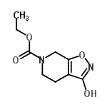 CAS 登录号：85118-32-7， 乙基3-氧代-3,4,5,7-四氢[1,2]恶唑并[5,4-c]吡啶-6(2H)-羧酸酯