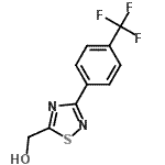 CAS 登录号：851224-81-2， {3-[4-(三氟甲基)苯基]-1,2,4-噻二唑-5-基}甲醇