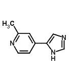 CAS 登录号：851262-44-7， 4-(1H-咪唑-4-基)-2-甲基吡啶