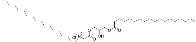 CAS 登录号：85153-32-8， [2-[2-羟基-3-[(1-氧代十八烷基)氧基]丙氧基]-2-氧代乙基]二甲基十八烷基氯化铵