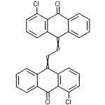 CAS 登录号：85153-40-8， 10,10'-(1,2-乙二基)二(1-氯-9(10H)-蒽酮)