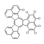 CAS 登录号：85168-81-6， 1,2,3,4,5,6,7-七氯二苊并[1,2-j:1',2'-l]荧蒽