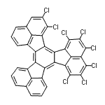CAS 登录号：85168-82-7， 1,2,3,4,5,6,7,8-八氯二苊并[1,2-j:1',2'-l]荧蒽