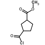 CAS 登录号：85174-63-6， 甲基3-(氯甲酰基)环戊烷羧酸酯