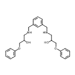CAS 登录号：85187-40-2， 1,1'-[1,3-亚苯基二(亚甲基亚氨基)]二(3-苯氧基-2-丙醇)