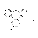 CAS 登录号：85201-40-7， (14bS)-2-甲基-1,2,3,4,10,14b-六氢二苯并[c,f]吡嗪并[1,2-a]氮杂卓盐酸盐(1:1)
