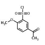 CAS 登录号：85276-41-1， 5-乙酰基-2-甲氧基苯磺酰氯