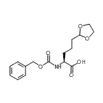 CAS 登录号：852822-01-6， N-[(苄氧基)羰基]-5-(1,3-二氧戊环-2-基)-L-正缬氨酸