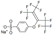 CAS 登录号：85284-17-9， 4-[[3,3,3-三氟-1-(五氟乙基)-2-(三氟甲基)丙-1-烯基]氧基]苯磺酸钠