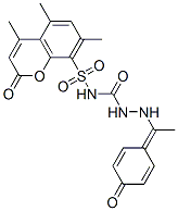 CAS 登录号：85302-45-0， 3-[1-(4-氧代-1-环己-2,5-二烯亚基)乙胺]-1-(4,5,7-三甲基-2-氧代-苯并吡喃-8-基)磺酰基-脲