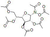 CAS 登录号：85339-14-6， N-(乙酰氧基)-N-[2,3,5,6-四-O-乙酰基-alpha-D-呋喃乳糖基]-乙酰胺