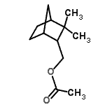 CAS 登录号：85392-38-7， (3,3-二甲基双环[2.2.1]庚-2-基)甲基乙酸酯