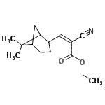 CAS#: 85409-41-2， Ethyl (2Z)-2-cyano-3-(6,6-dimethylbicyclo[3.1.1]hept-2-yl)acrylate