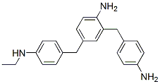 CAS 登录号：85423-05-8， 2-[(4-氨基苯基)甲基]-4-[[4-(乙胺)苯基]甲基]苯胺