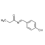 CAS 登录号：854677-65-9， N-[(E)-(4-羟基苯基)亚甲基]丙酰胺