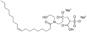 CAS 登录号：85480-92-8， 磺基-丁二酸 (Z)-4-[2-[(2-羟基乙基)(1-氧代-9-十八碳烯基)氨基]乙基]酯二钠盐