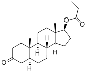 CAS#: 855-22-1， 17beta-Hydroxy-5alpha-Androstan-3-One Propionate